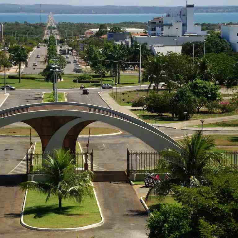 Imagem mostra a capital da cidade de palmas.