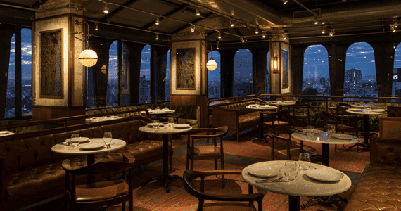 10 lugares para pedir em casamento em São Paulo - Pedido-de-casamento-seen-sao-paulo Visão do restaurante seen de são paulo