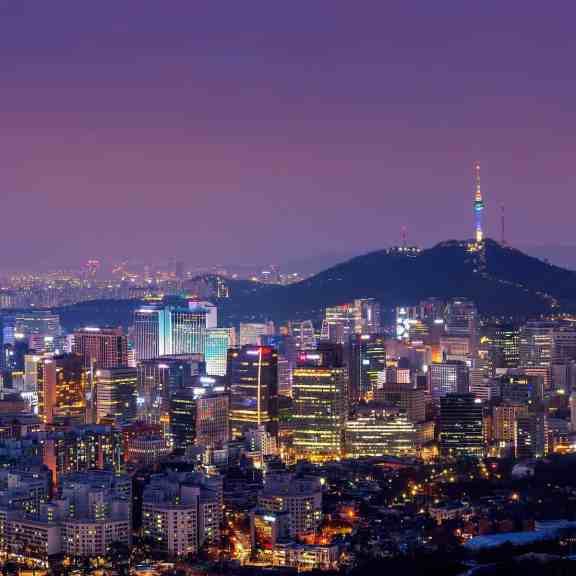 Cidade de seul na coreia do sul