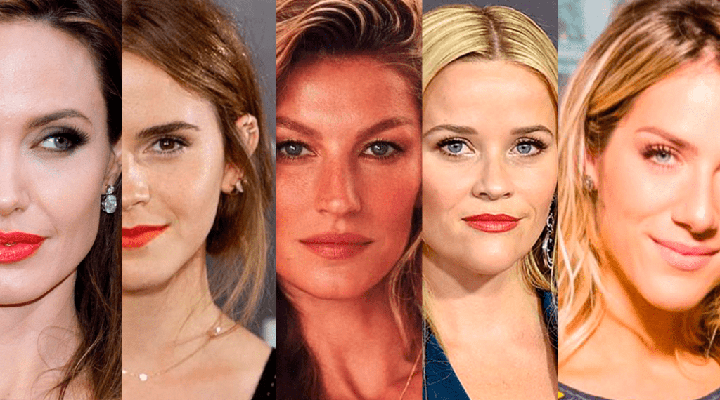 5 brincos que você precisa ter em seu porta-joias - Brincos 1 Rosto de mulher famosas lado a lado com diferentes formatos