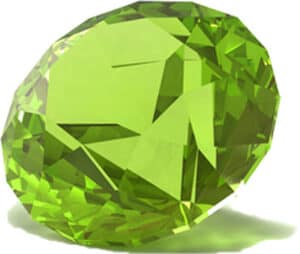 Qual é a pedra do mês do seu aniversário? - Pedras 8 Pedra de peridoto