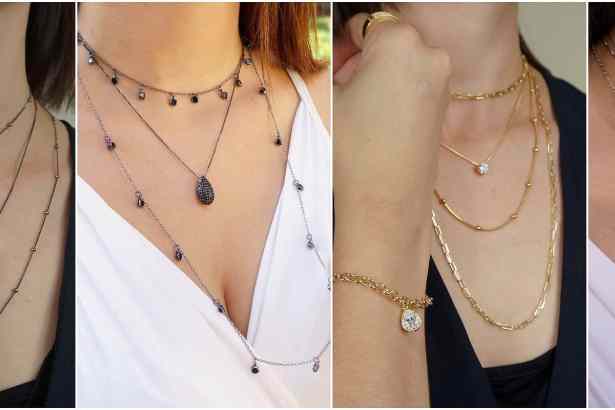 6 dicas para montar um mix de colares lindo - Mix 6 Mulheres usando mix de colares dourado