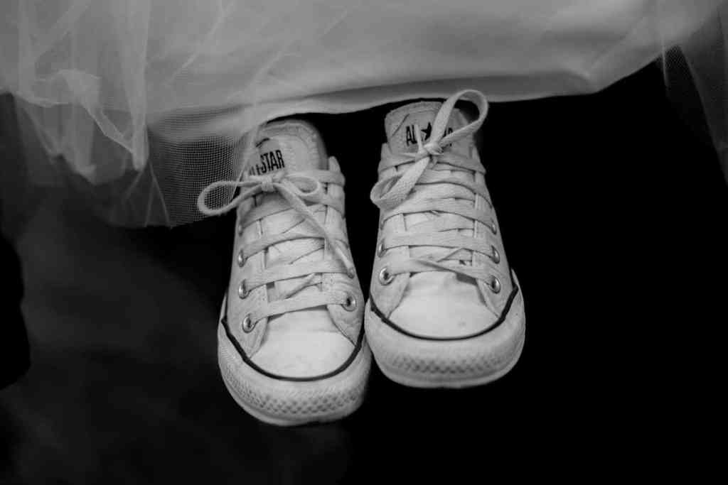 Tênis all star para casamento