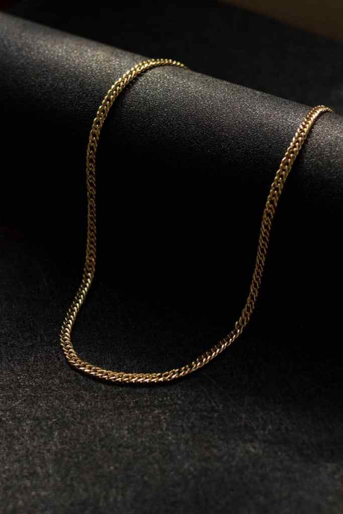 Corrente de ouro 18k eisa | groumet duplo