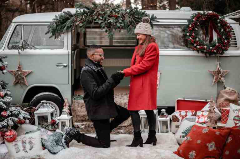 Como fazer o pedido de casamento no natal?