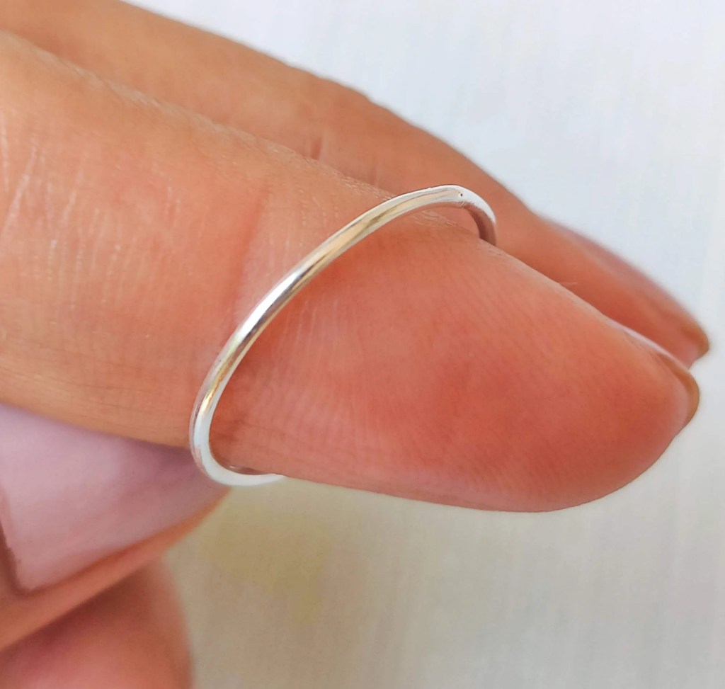 Anel de falange prata 950 princesa tiana