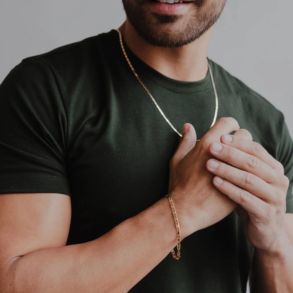 Pulseira de ouro 18k hildr | piastrine