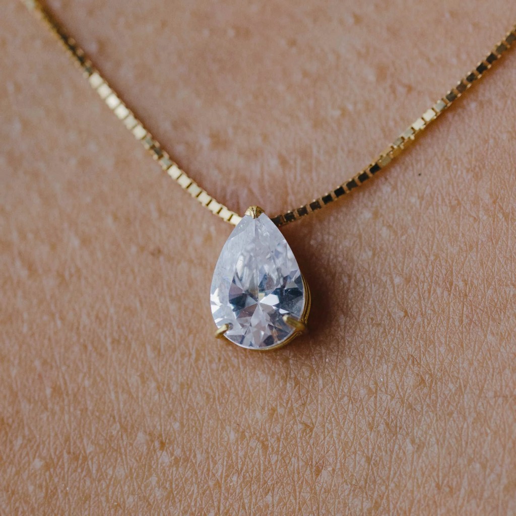 Colar de ouro 18k cyan| altar