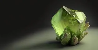 Gema verde de peridoto