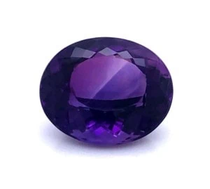 Gema de ametista redonda