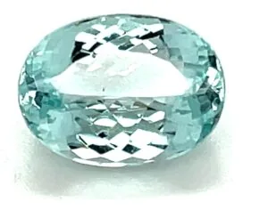 Pedra redonda de turmalina paraíba